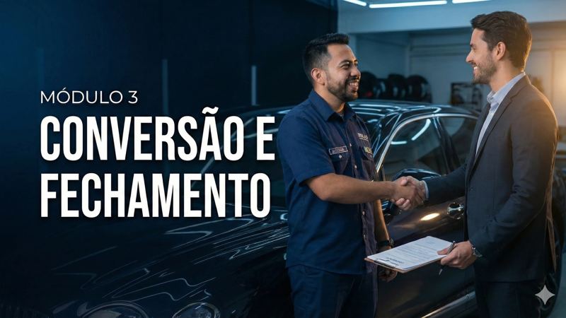 Capa do módulo 3: Conversão e fechamento